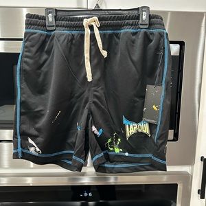 Forever 21 Men’s Tap Out Black Paint Splatter Shorts NWT